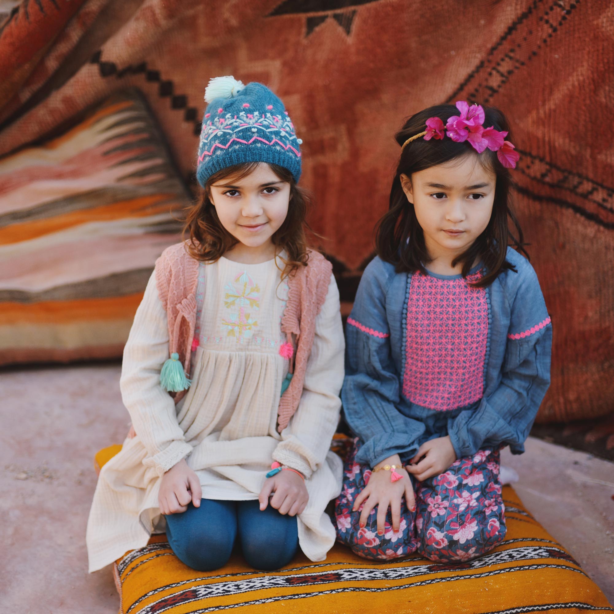 Girls Blue "Arthur" Hat