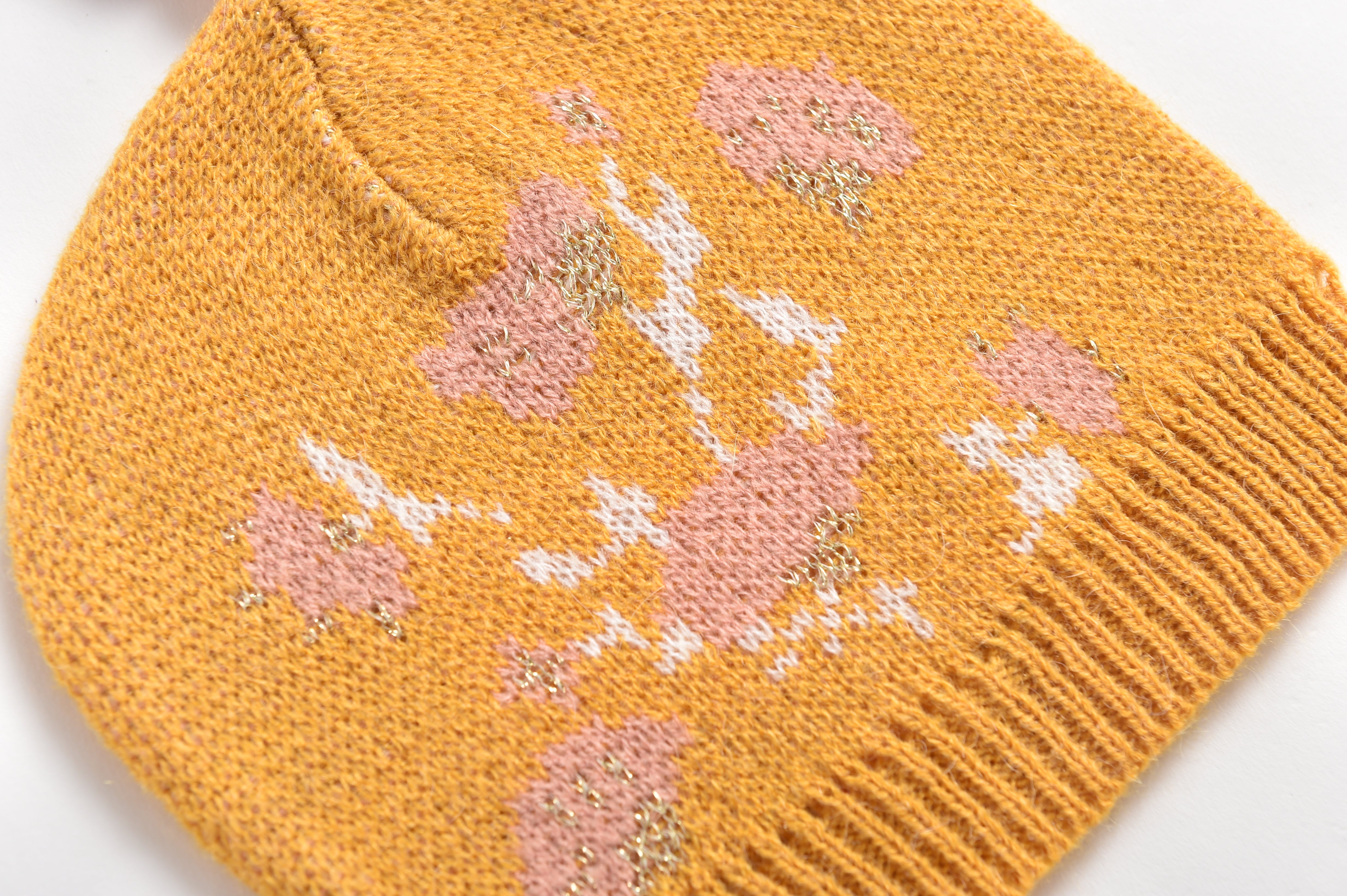 Baby Girls Yellow Beanie Hat