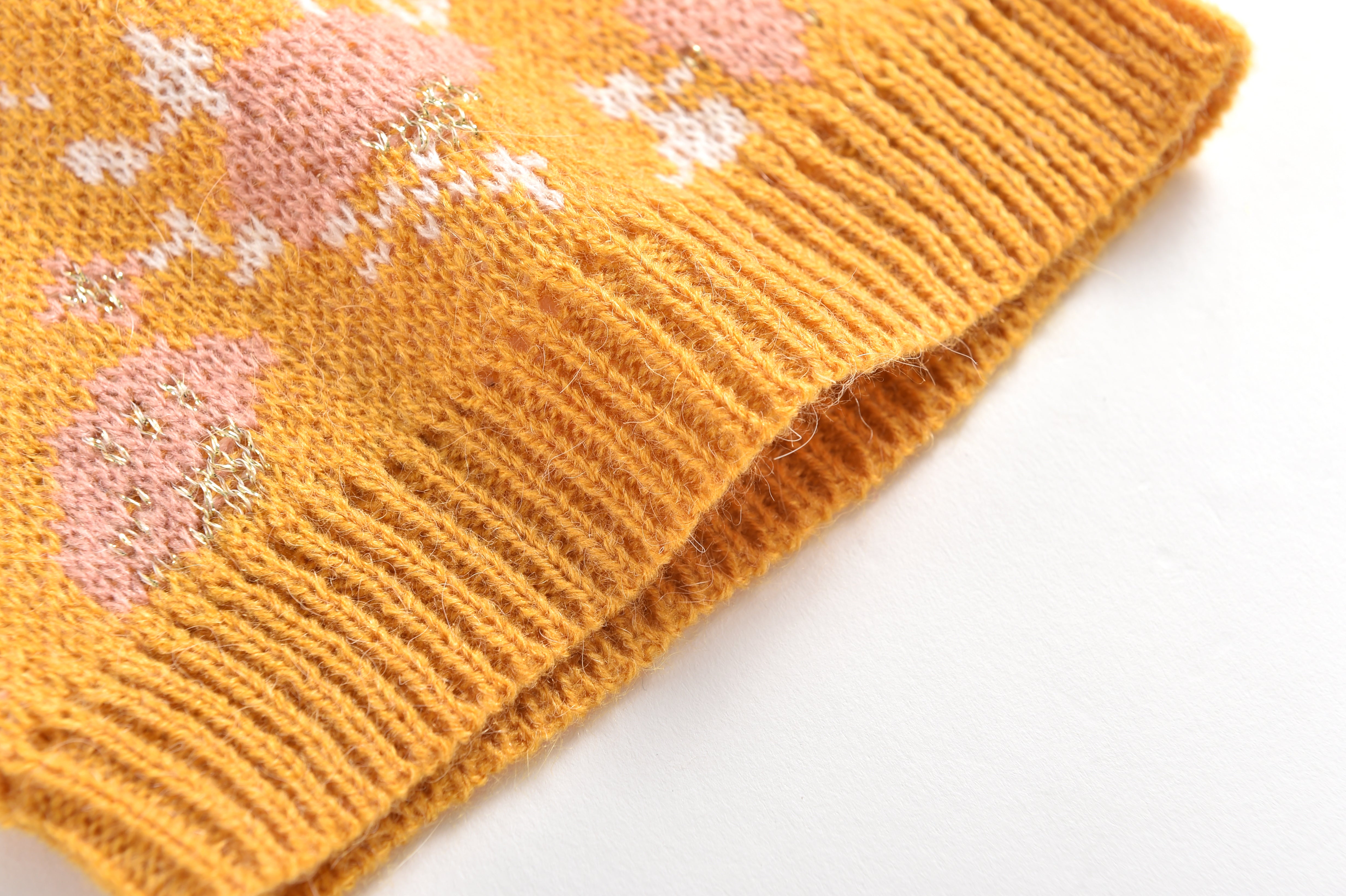 Baby Girls Yellow Beanie Hat