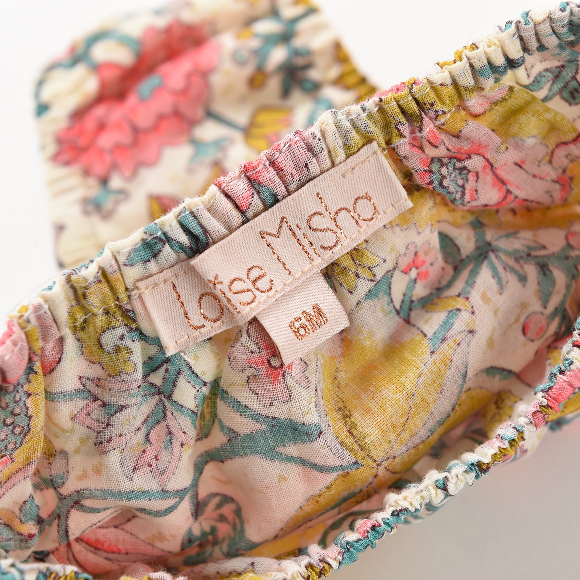 Girls Multi Flowers Cotton Bikini