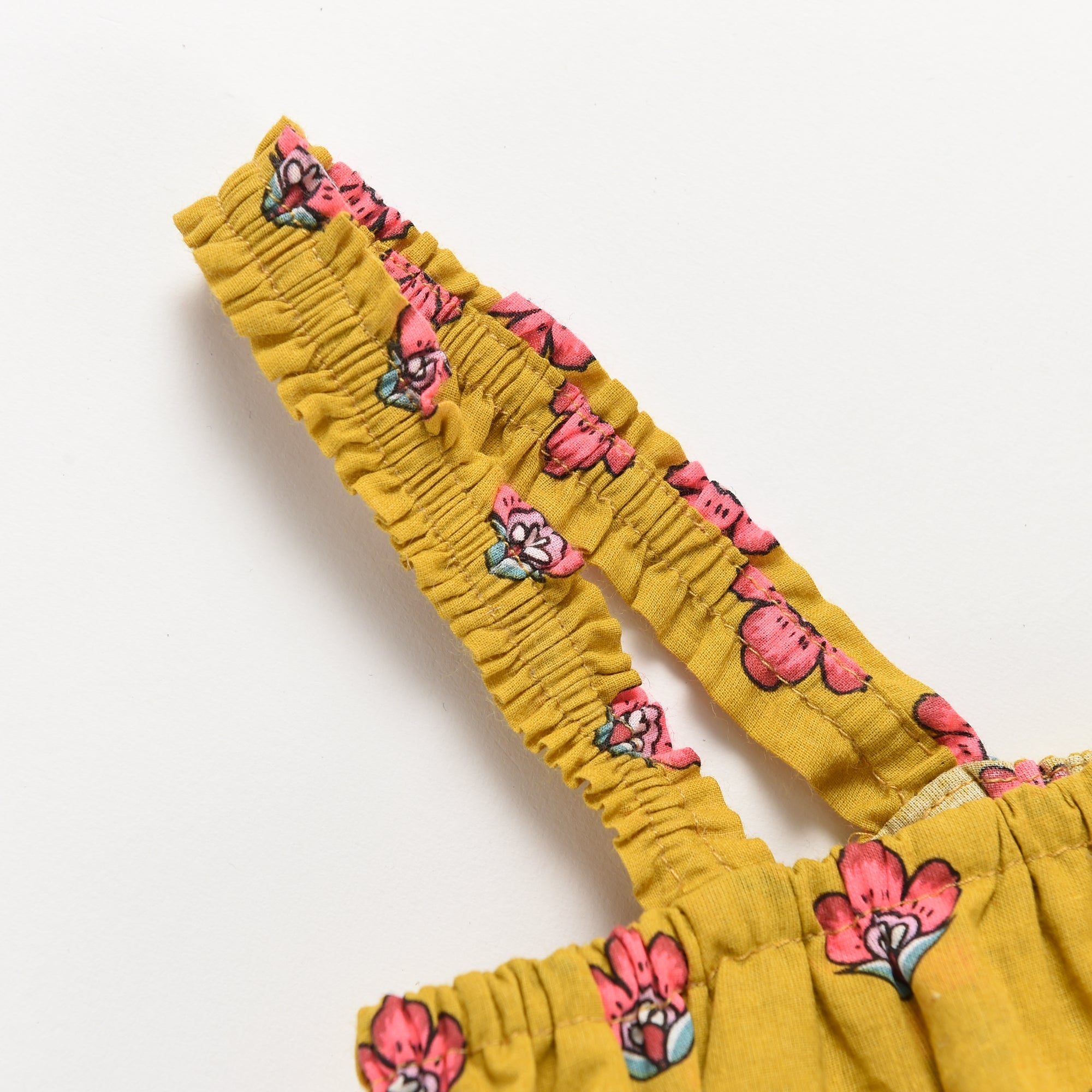 Girls Safran Flowers Cotton Bikini