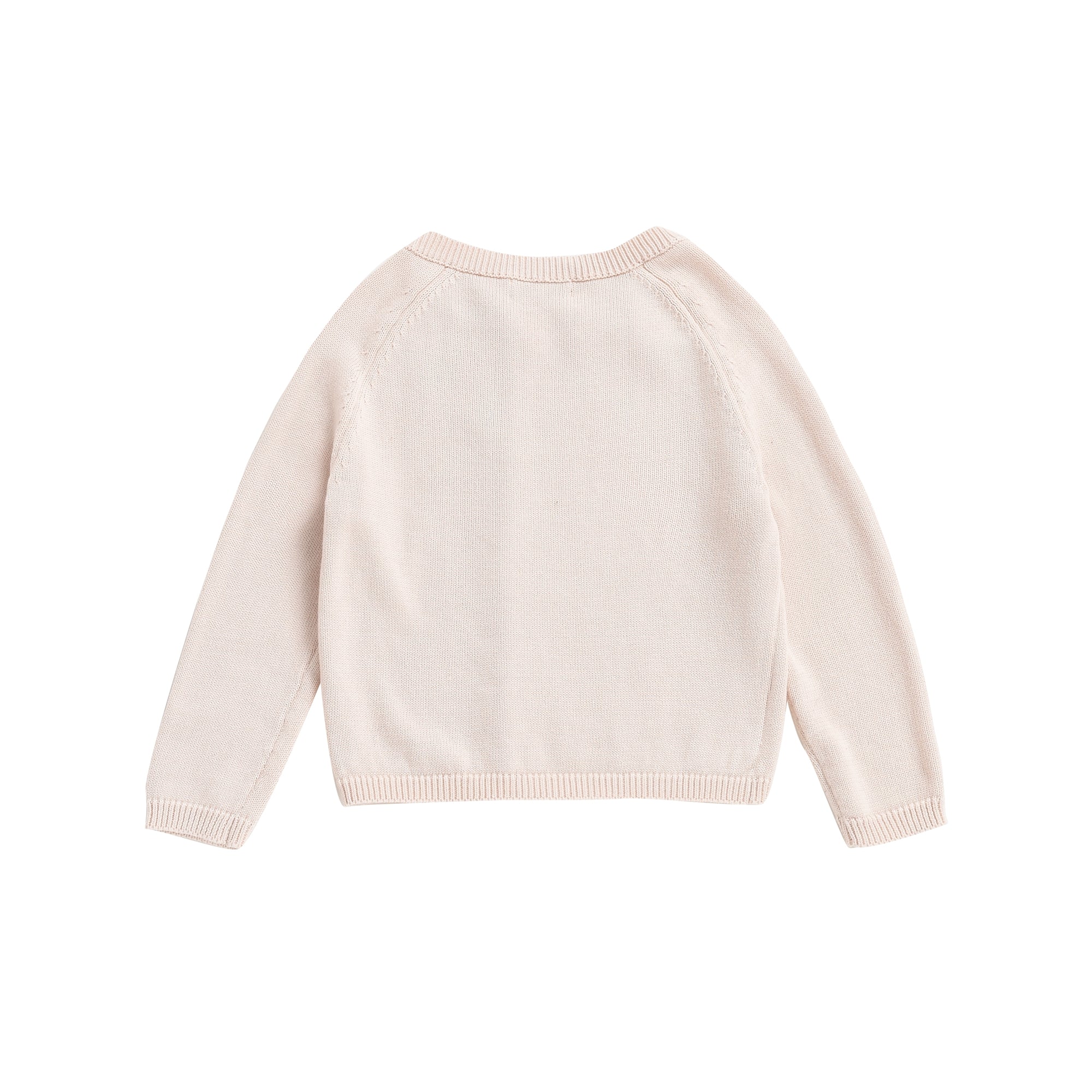 Girls Cream Cotton Sweater