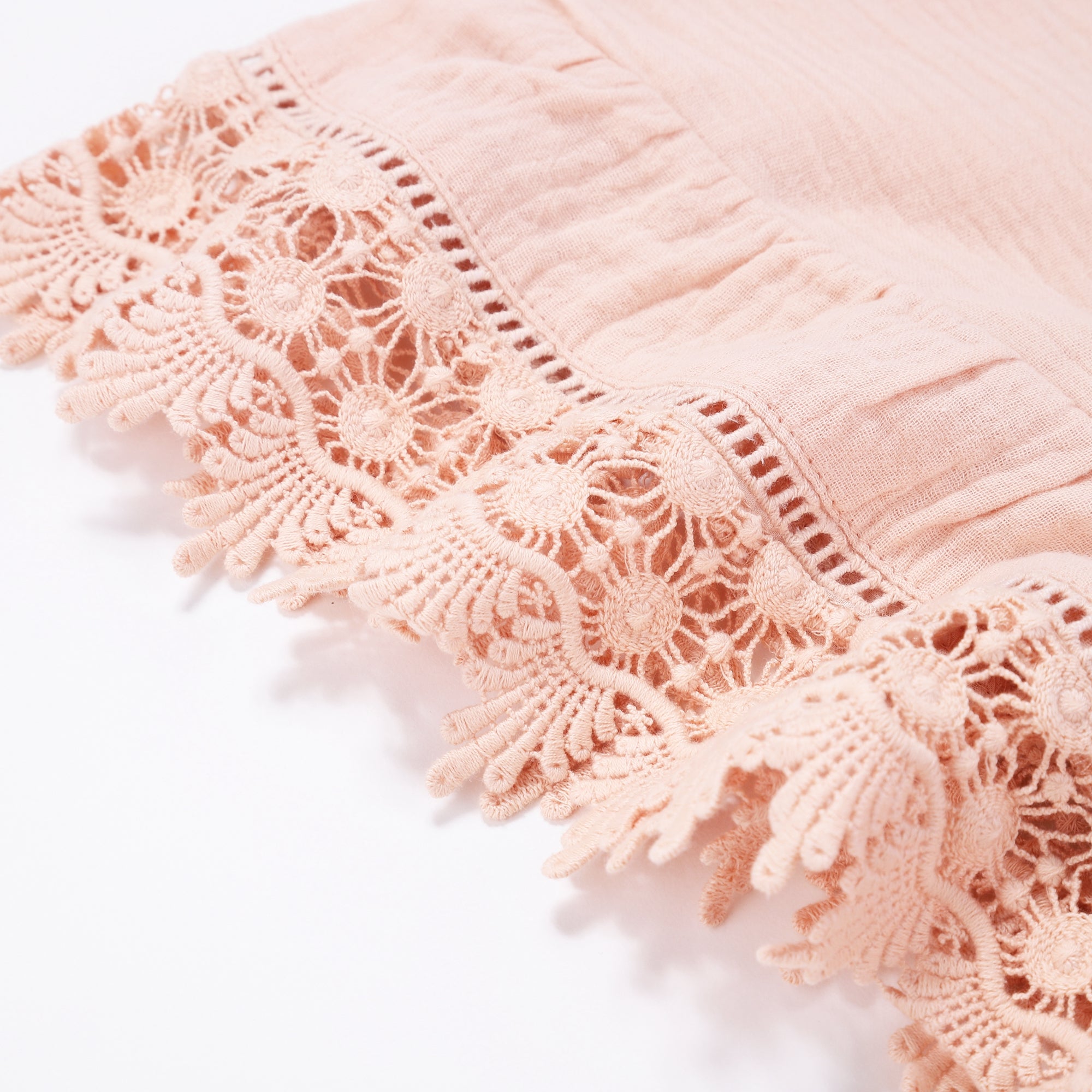 Girls Blush Cotton Top