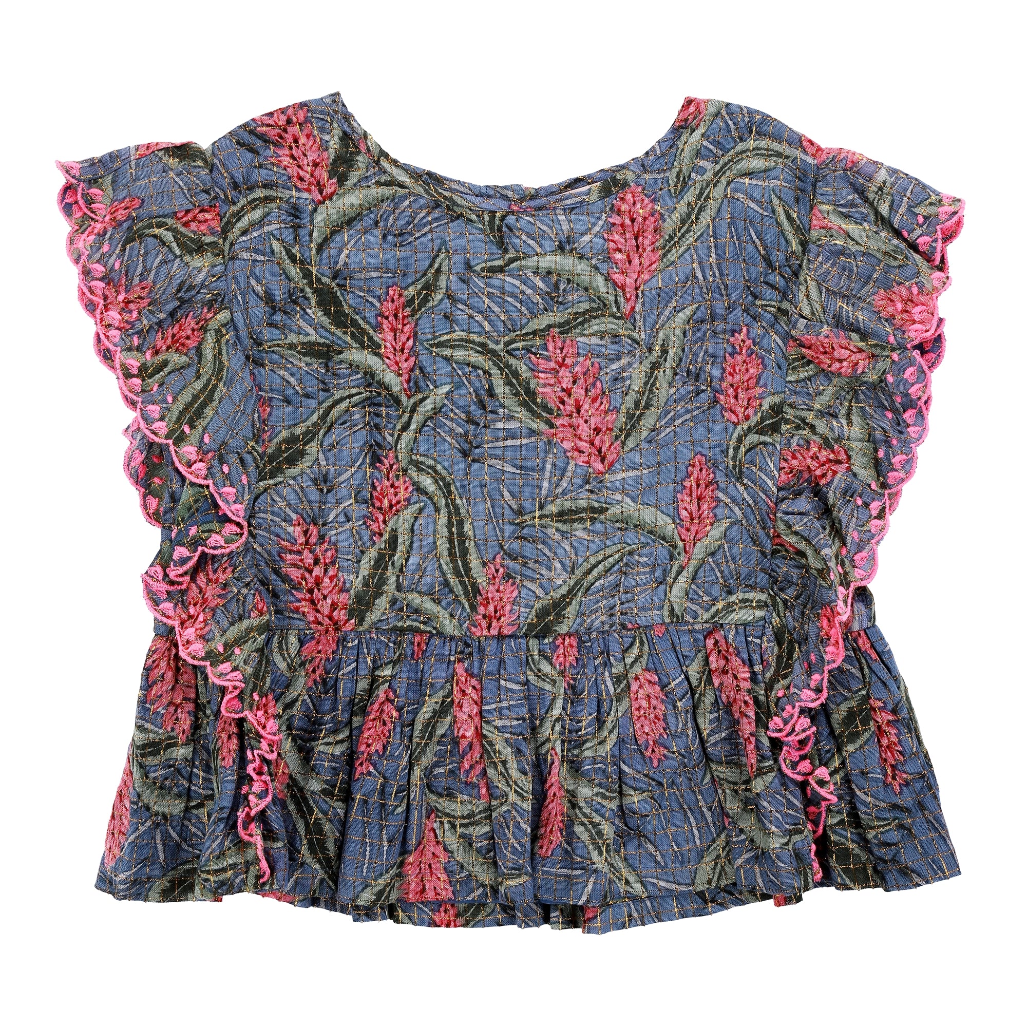 Girls Lagoon Leaves Top