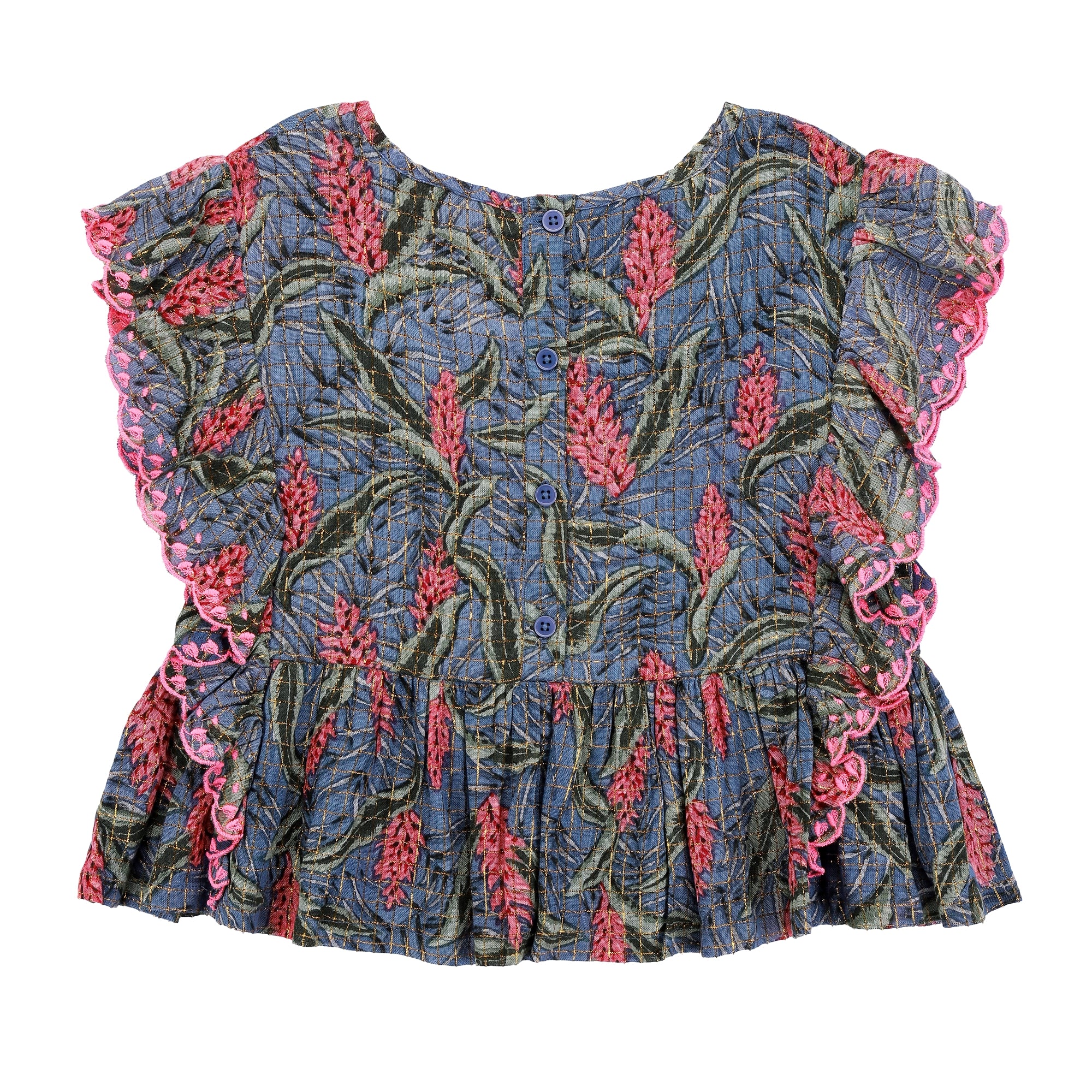 Girls Lagoon Leaves Top