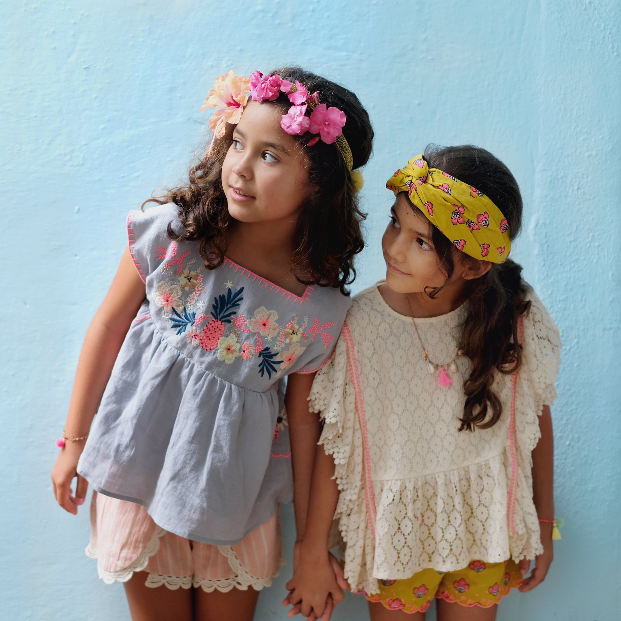 Girls Silver Cloud Top