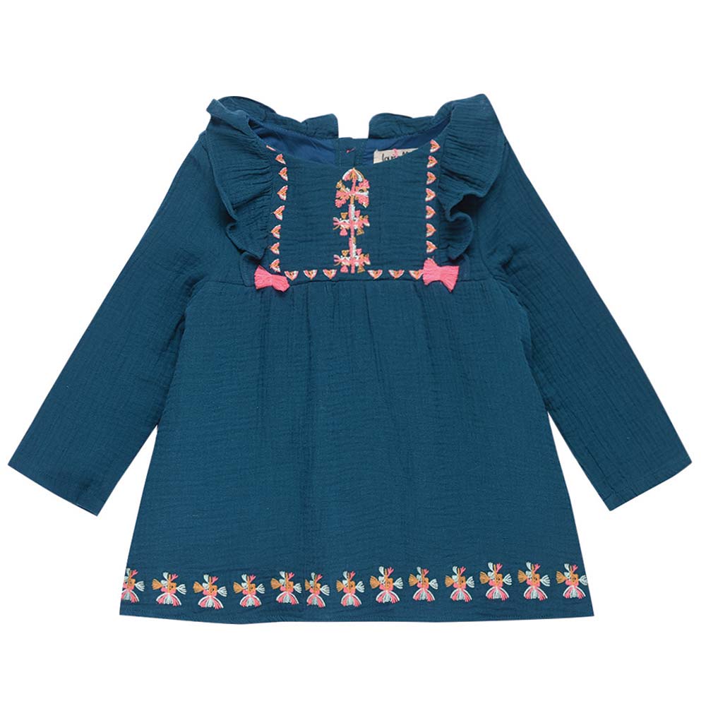 Girls Blue "Ella" Cotton Top