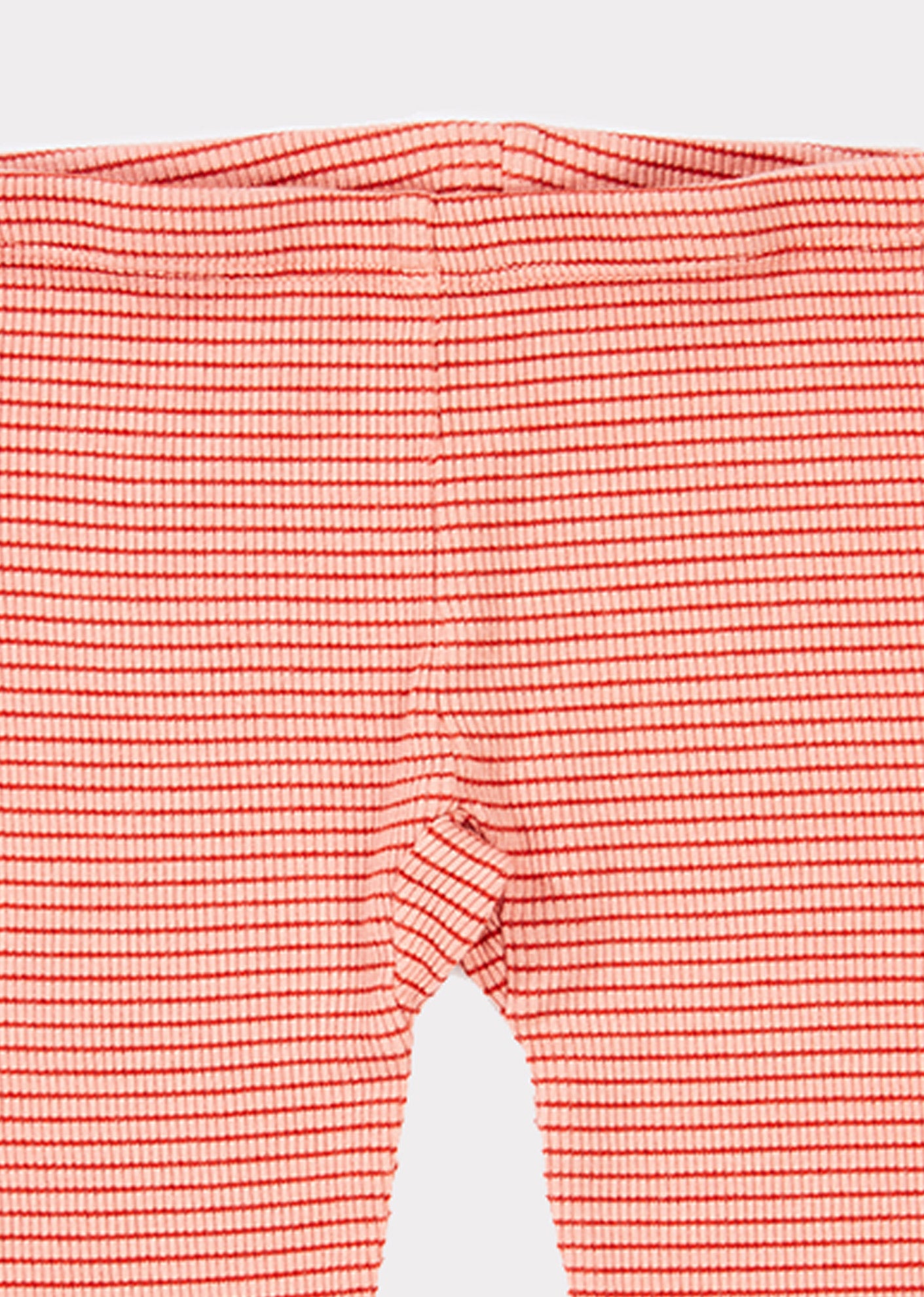 Baby Girls Pink Striped Cotton Trousers