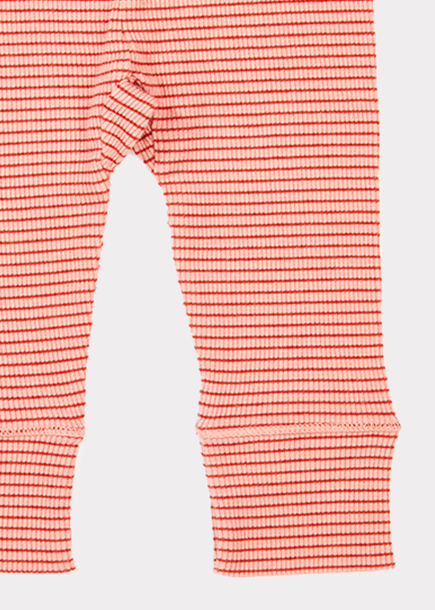 Baby Girls Pink Striped Cotton Trousers