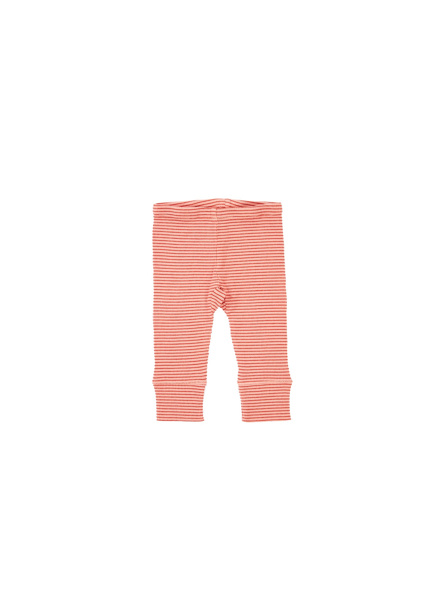 Baby Girls Pink Striped Cotton Trousers