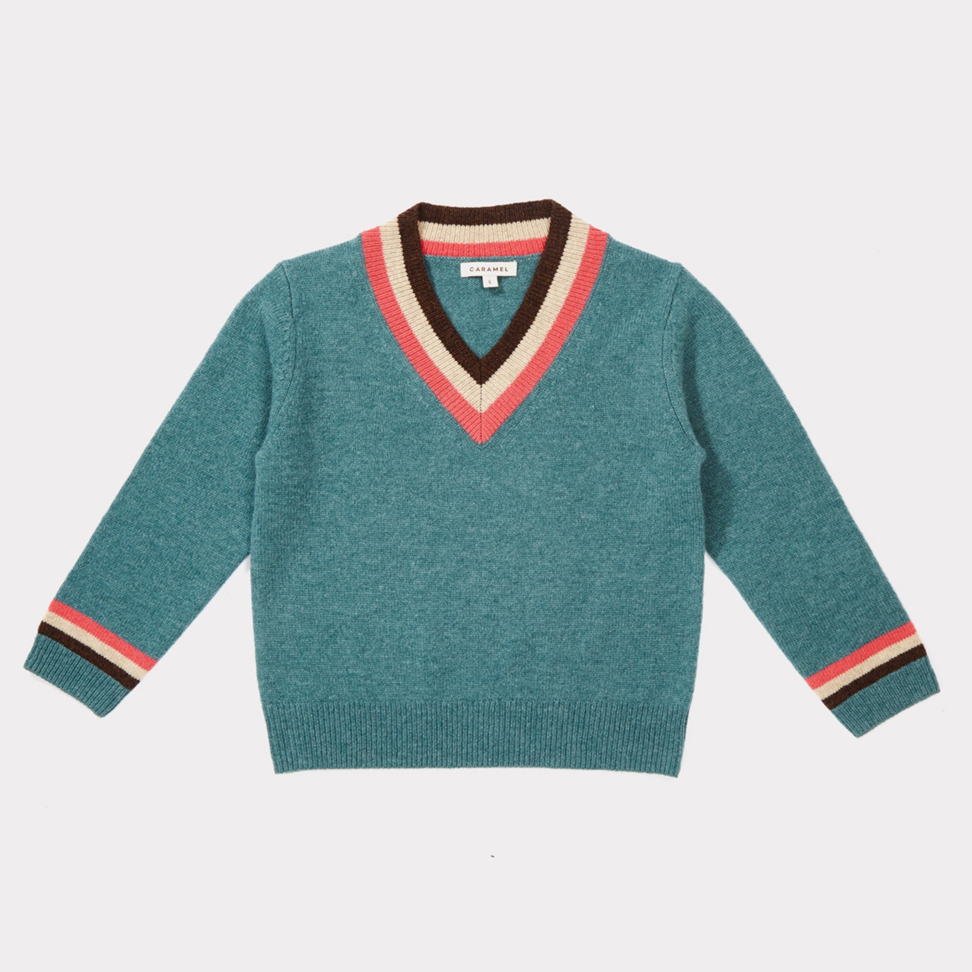 Boys Duck Egg Blue Sweater