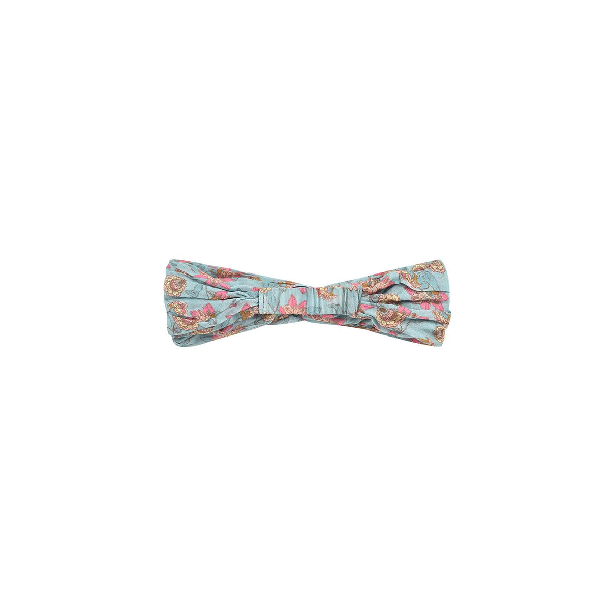 Girls Turquoise Flowers Headband