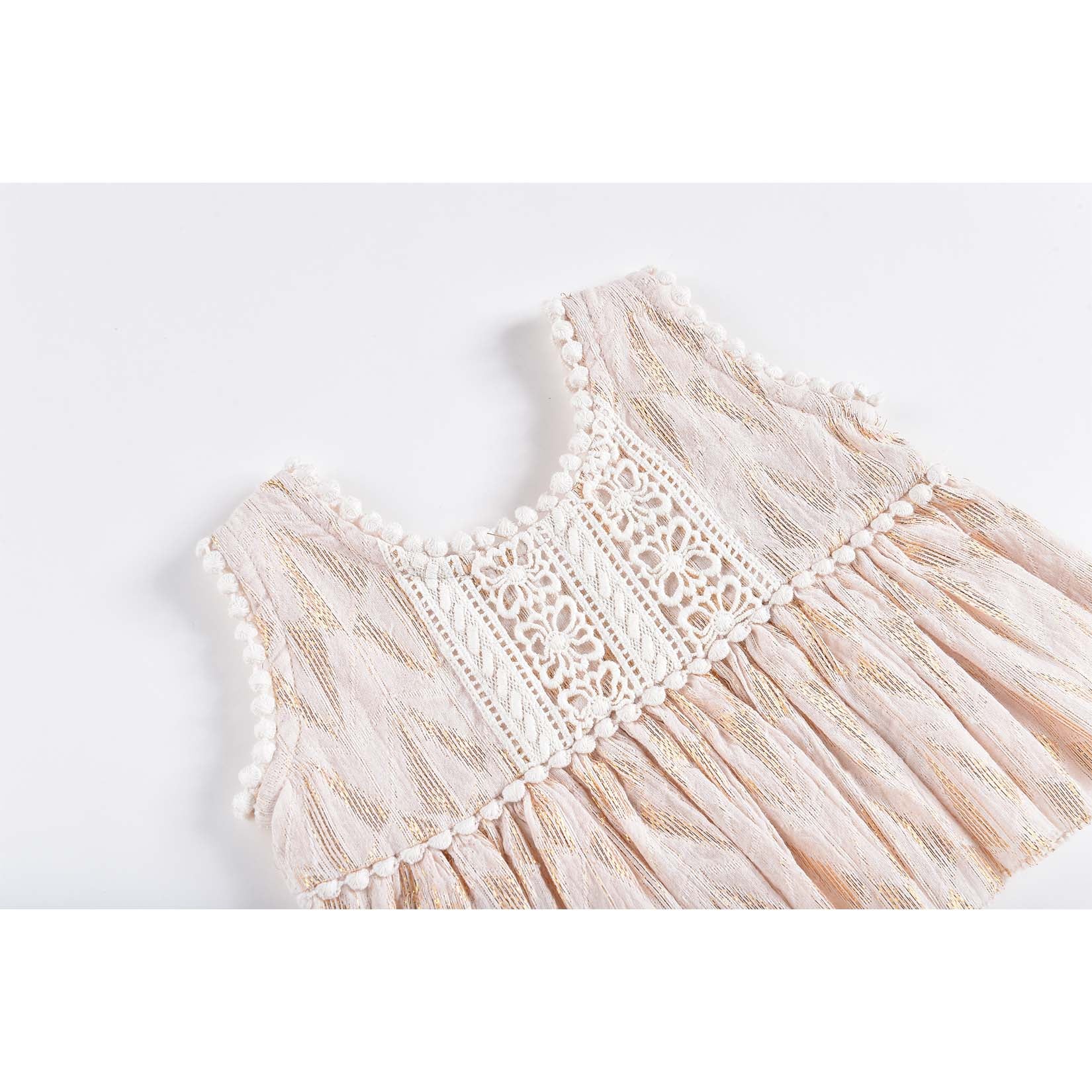 Girls Blush Psyche Lurex Top