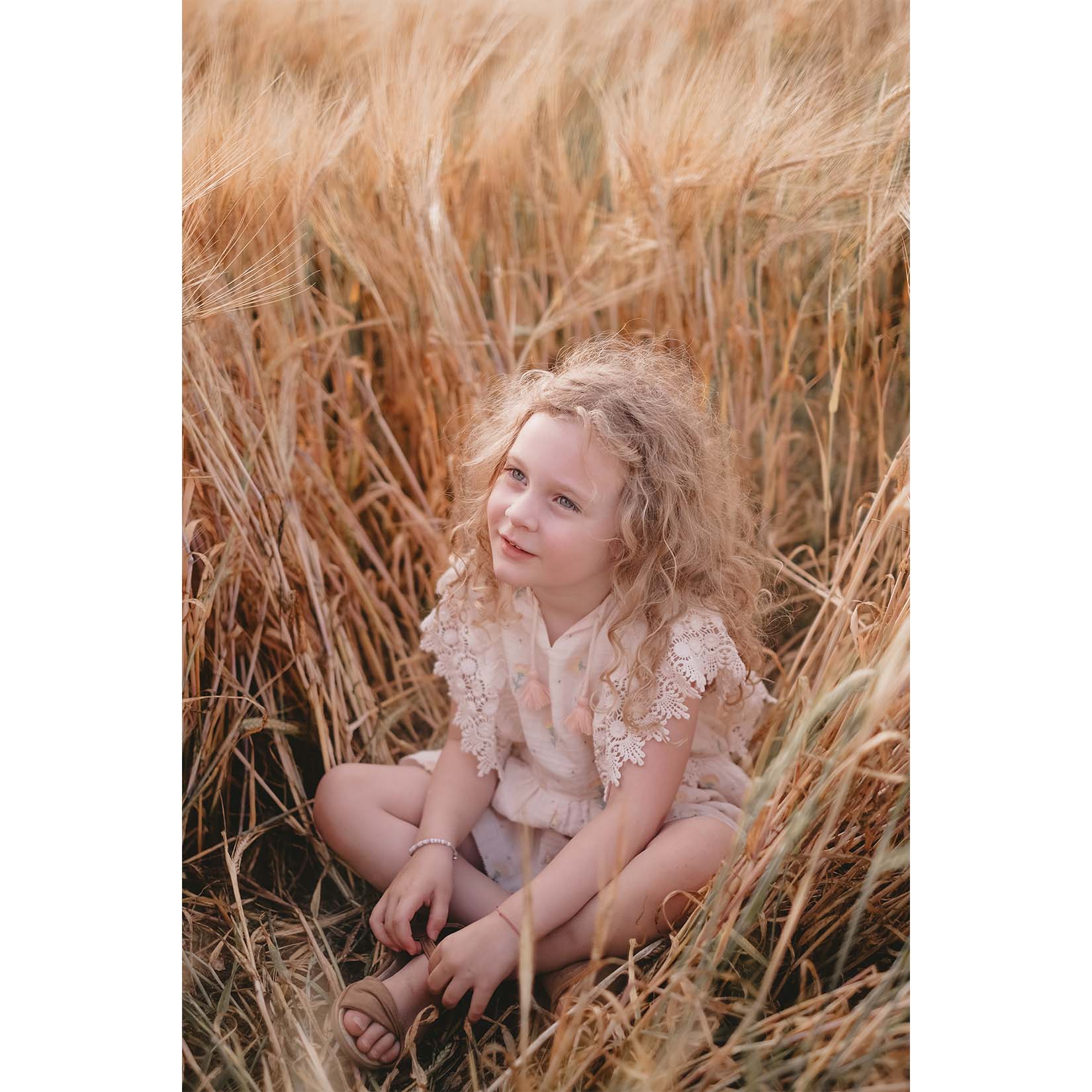 Girls Blush Dandelion Flowers Jumpsuit