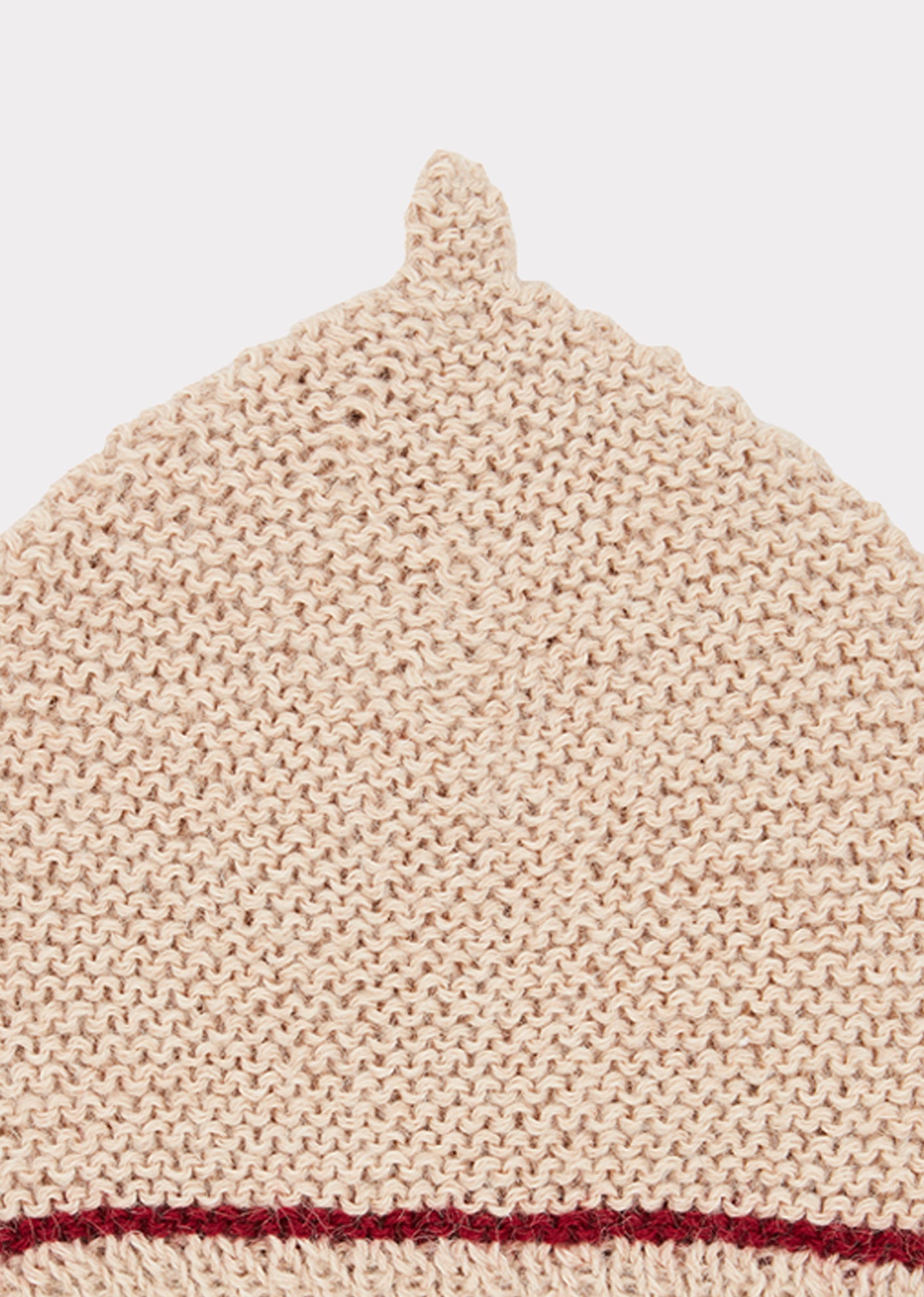 Baby Girls & Boys Beige Alpaca Hat