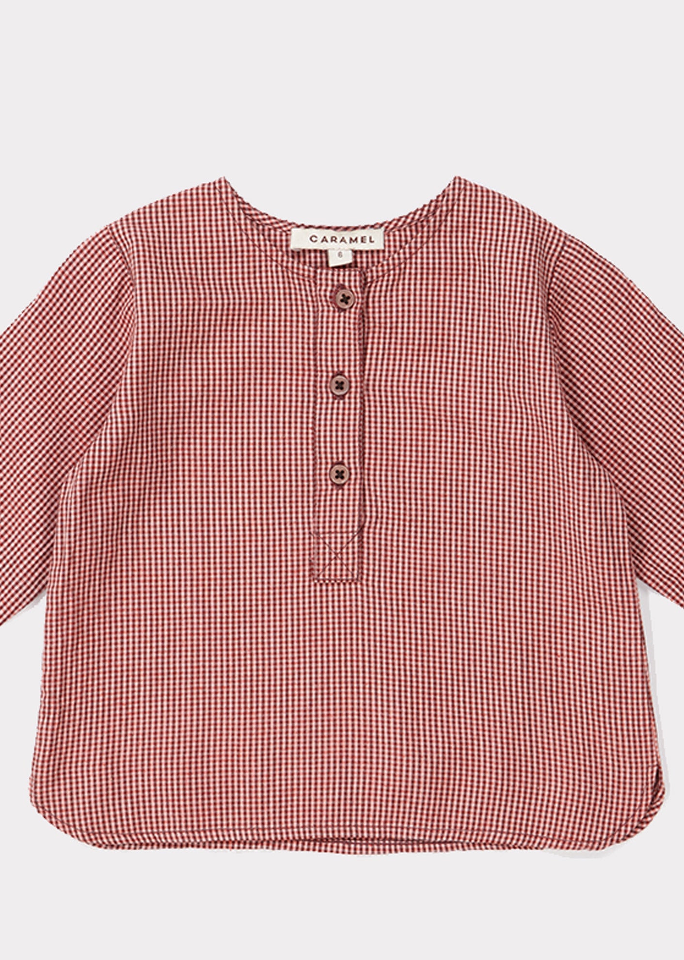 Baby Girls Poppy Check Cotton Shirt