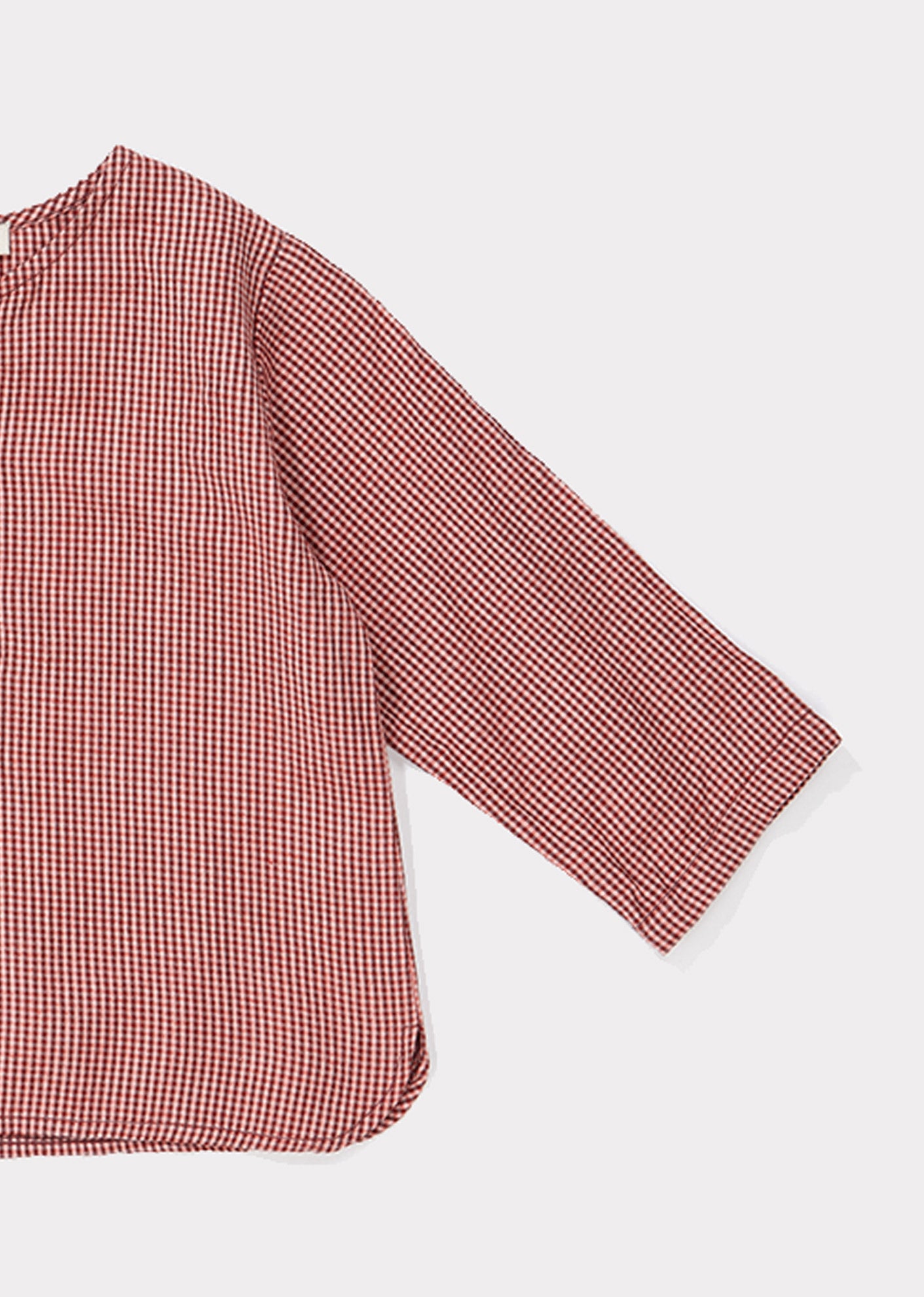 Baby Girls Poppy Check Cotton Shirt
