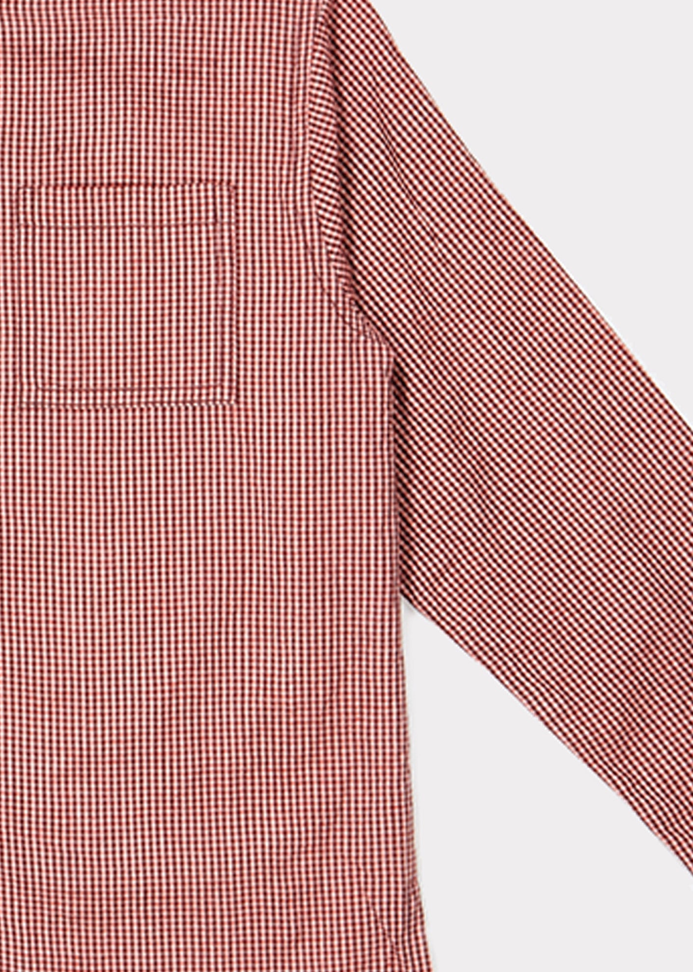 Girls Poppy Check Cotton Shirt