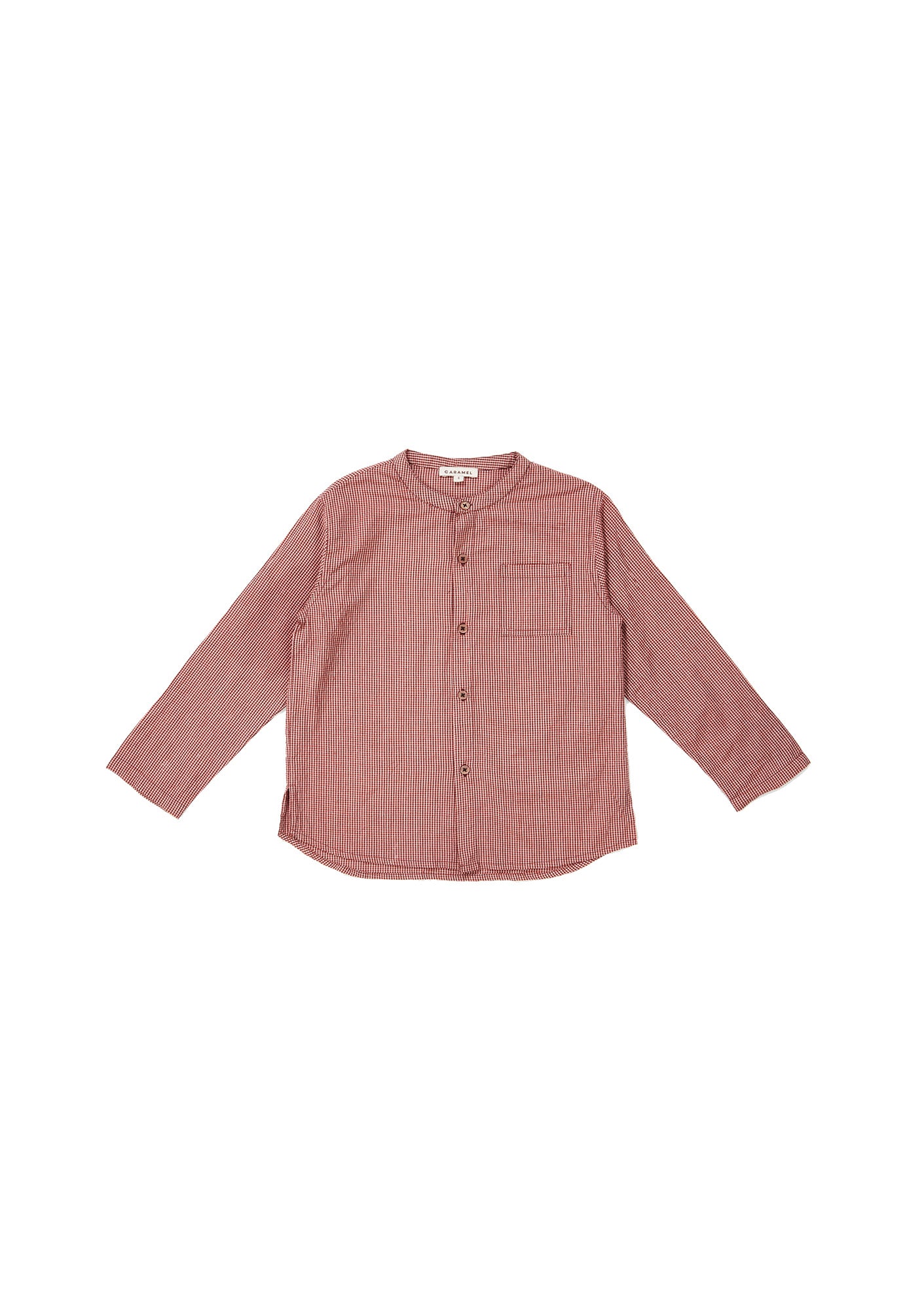 Girls Poppy Check Cotton Shirt