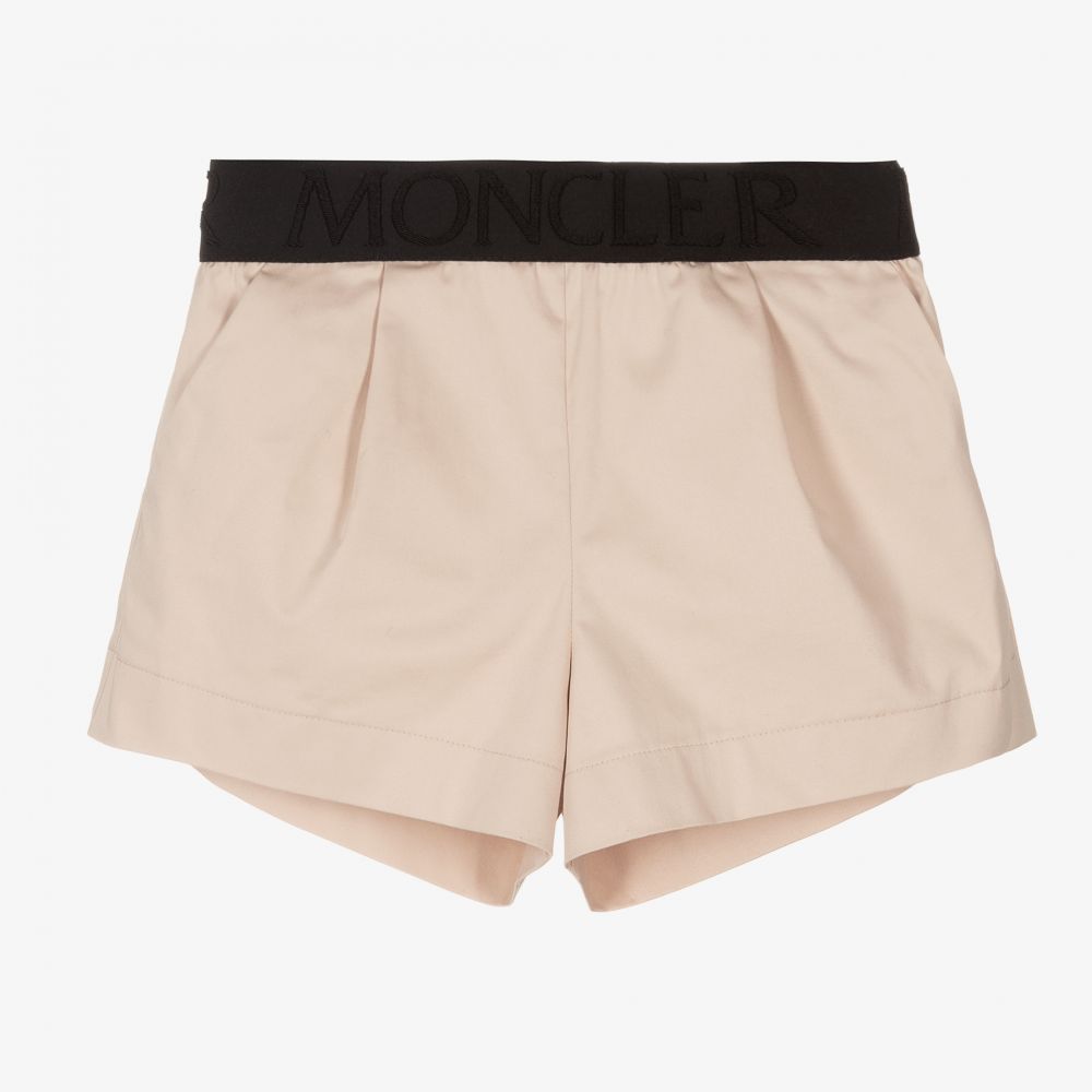 Boys & Girls Beige Cotton Shorts