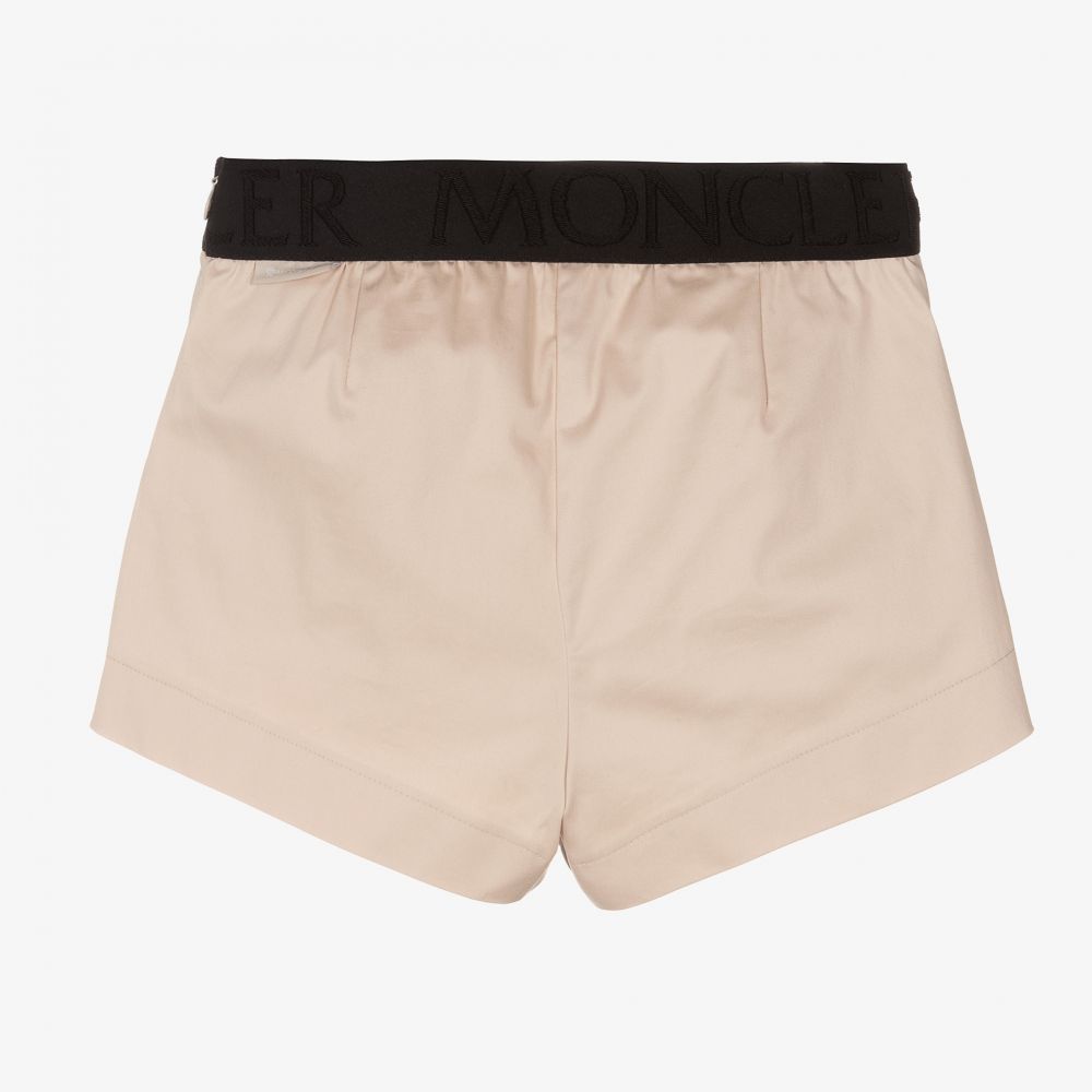 Boys & Girls Beige Cotton Shorts