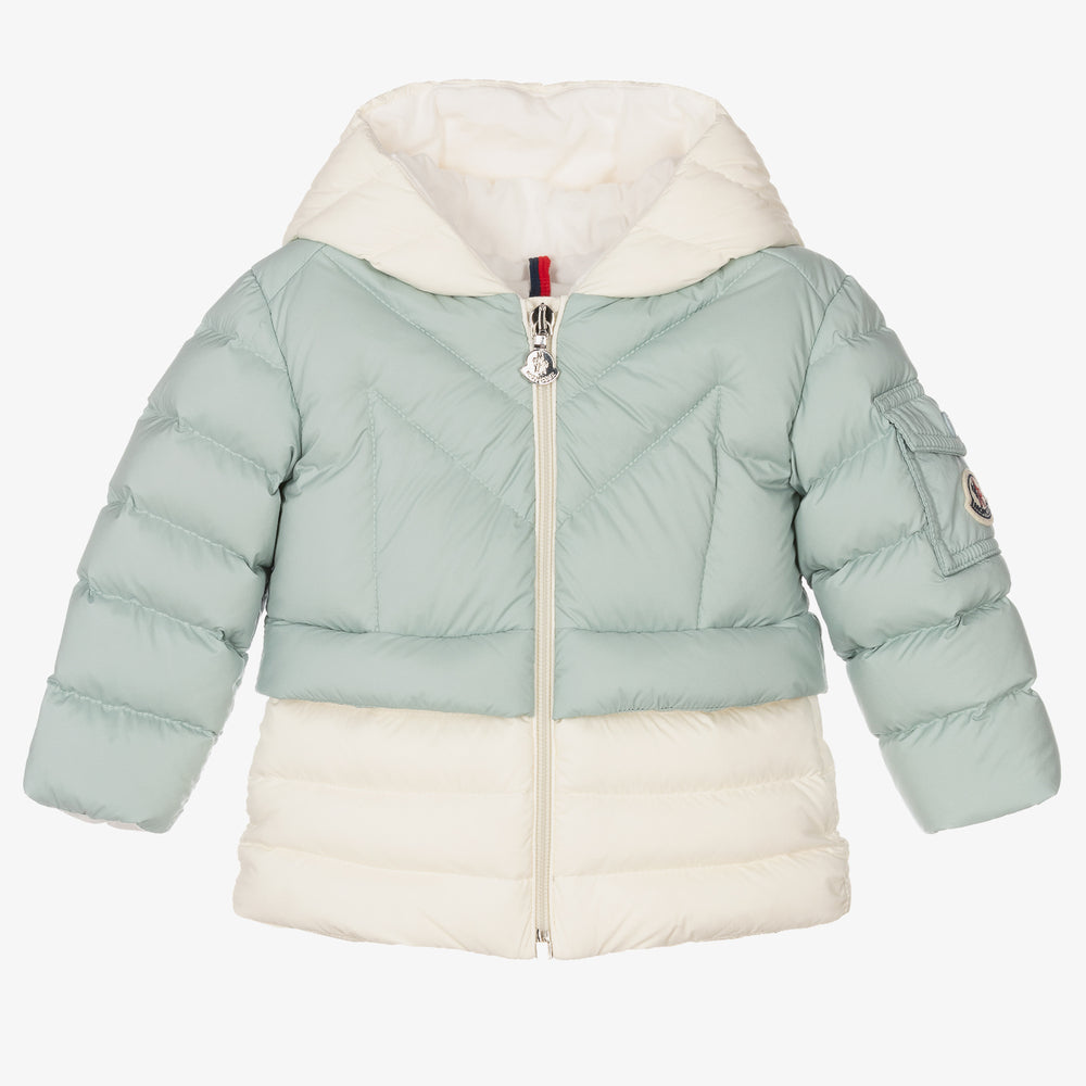 Baby Girls Blue "Liama" Padded Down Jacket
