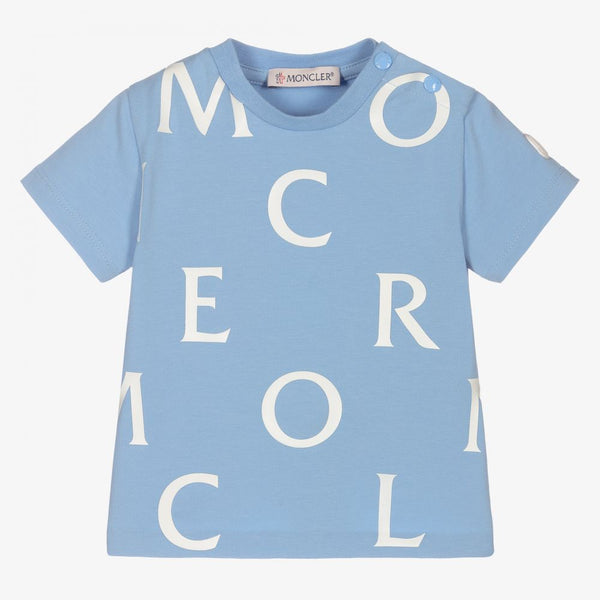 Baby Boy & Girls Blue Cotton T-Shirts