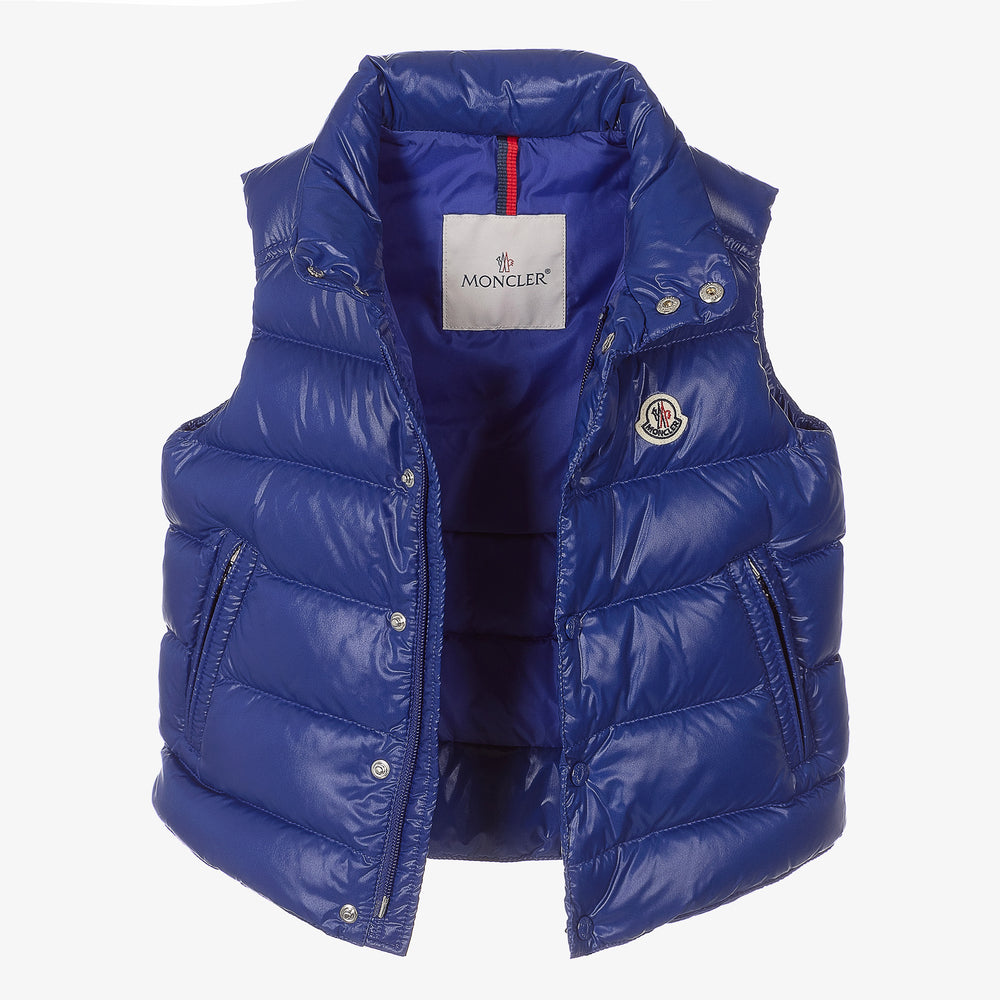 Boys & Girls Navy "TIB" Padded Down Gilet