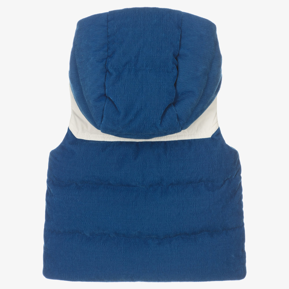 Baby Boys Blue "VASSO" Padded Down Gilet