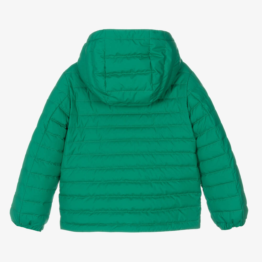 Boys Green "ALIM" Padded Down Jacket