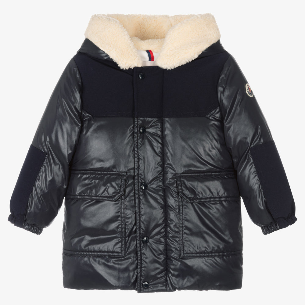 Baby Boys Navy "COMIL" Padded Down Coat