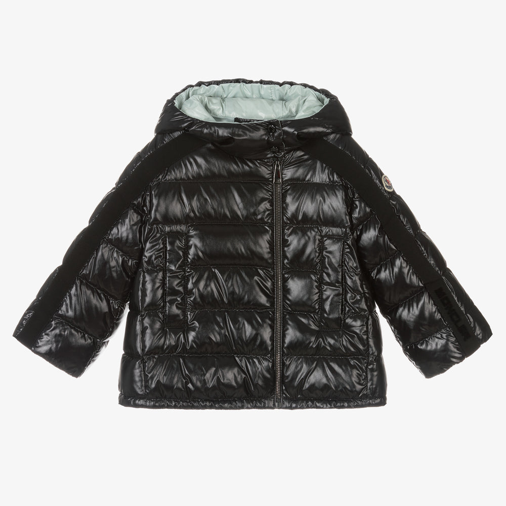 Girls Black "GALSIN BIKER" Padded Down Jacket