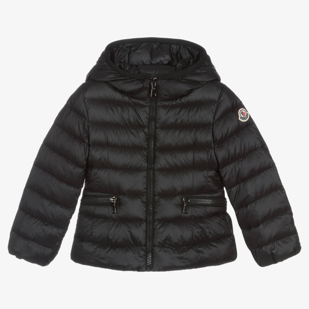 Girls Black "LISET" Padded Down Jacket