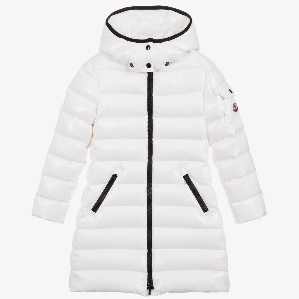 Girls White "MOKA" Padded Down Coat