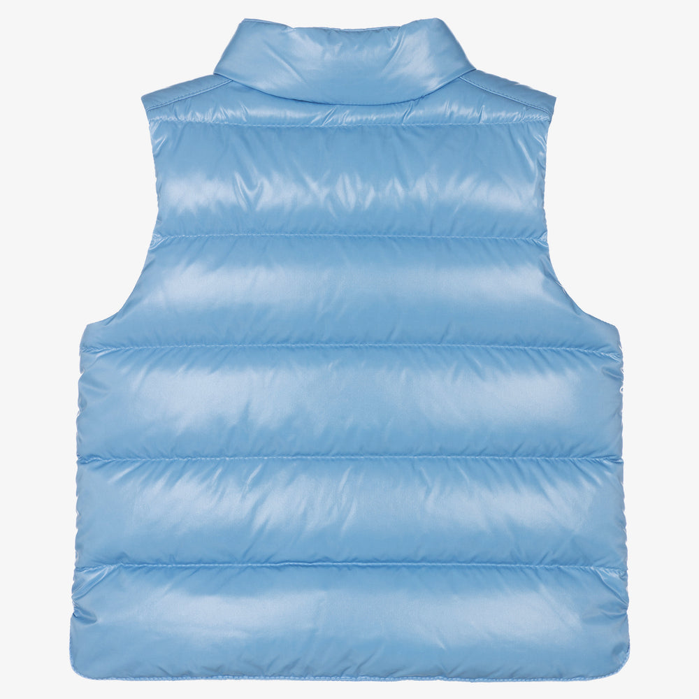 Baby Boys & Girls Pale Blue Padded Down Gilet