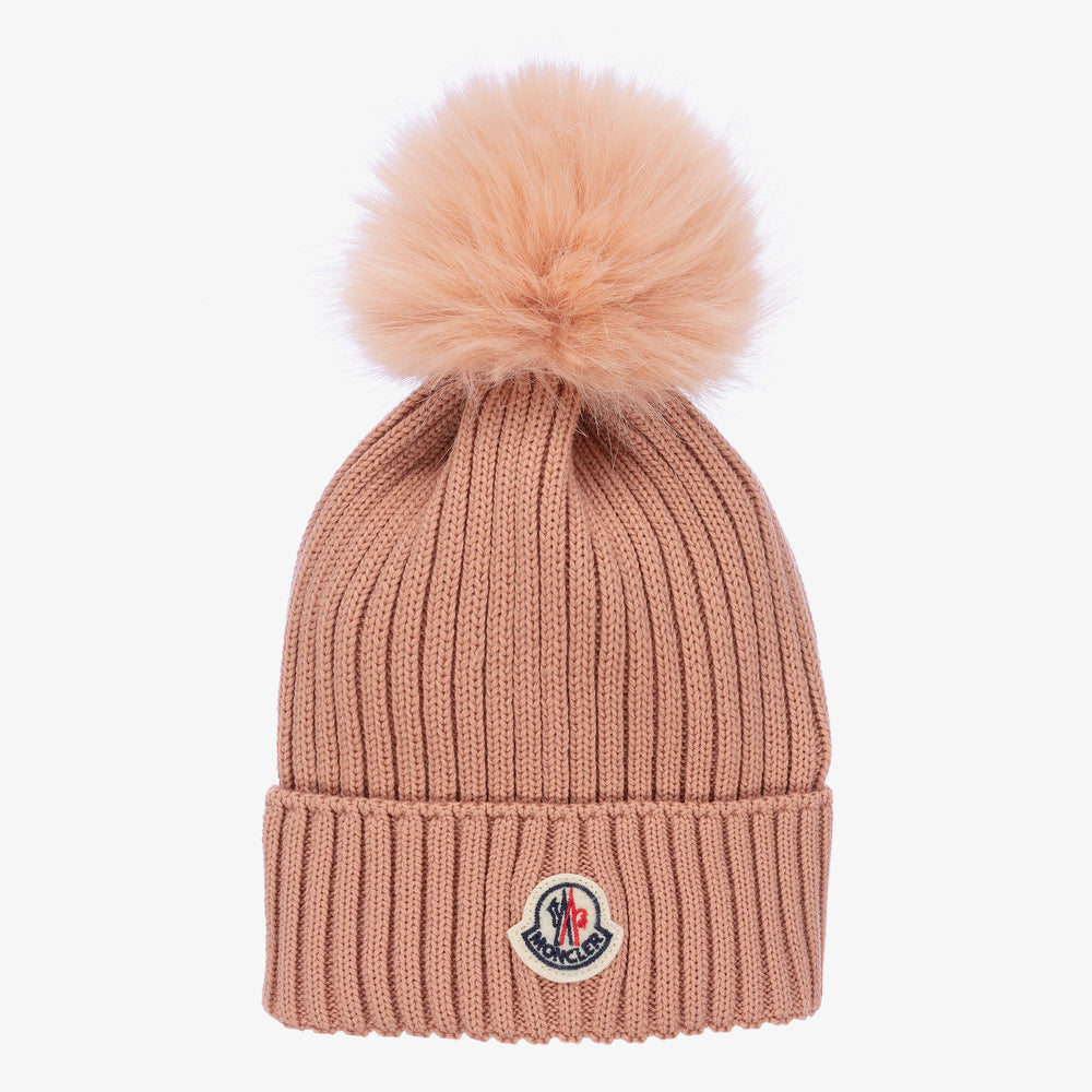Boys & Girls Pale Pink Wool Hat
