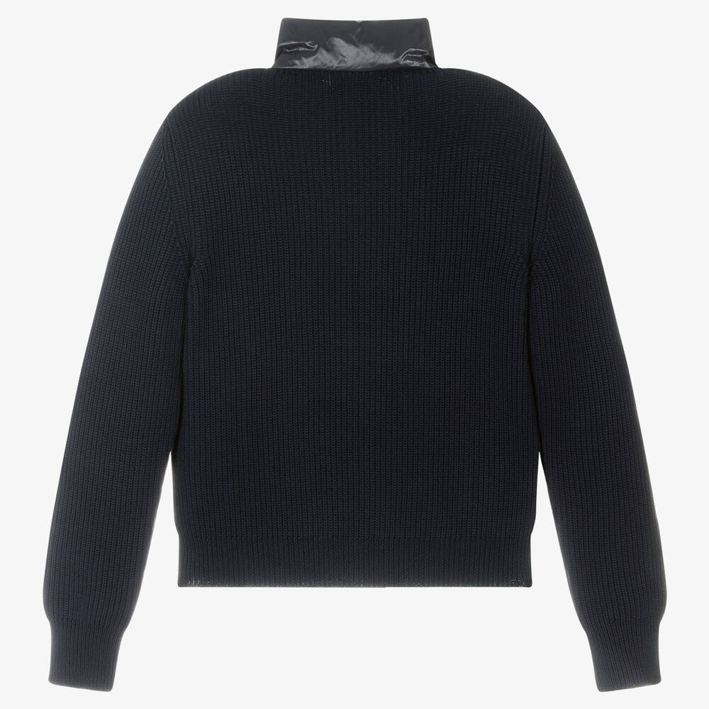 Boys Blue Zip-Up Top