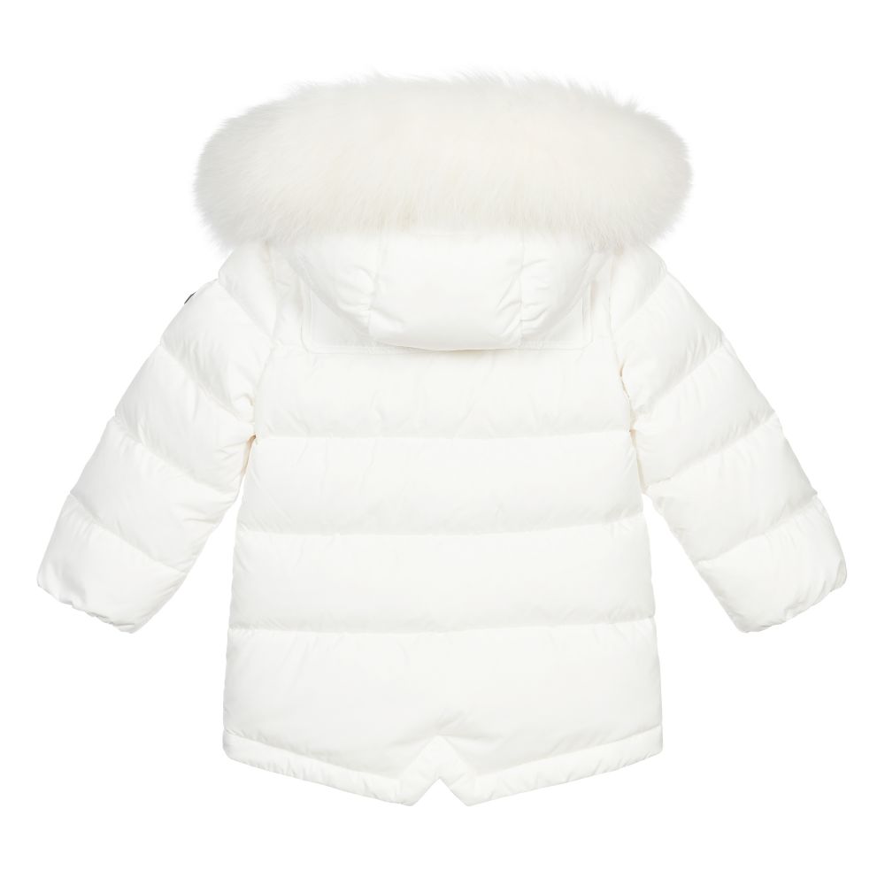 Baby Boys & Girls White ALVENA Parka Coat