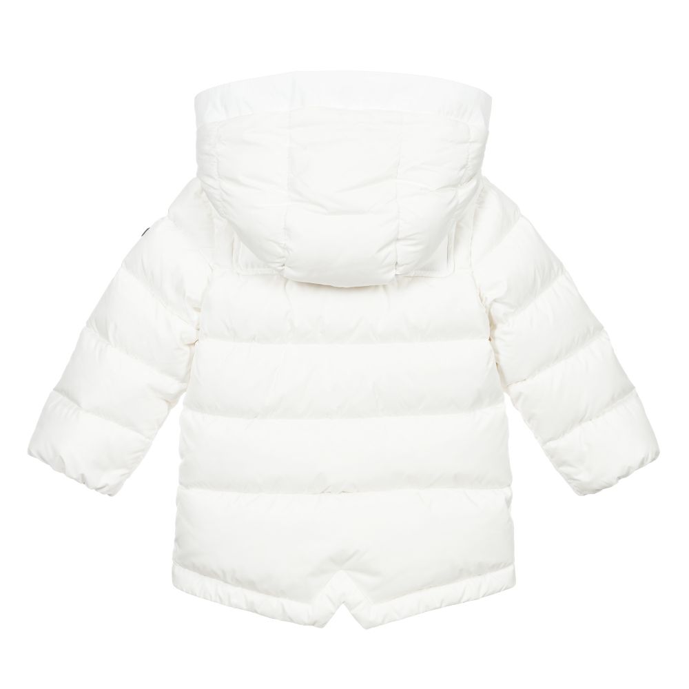 Baby Boys & Girls White ALVENA Parka Coat