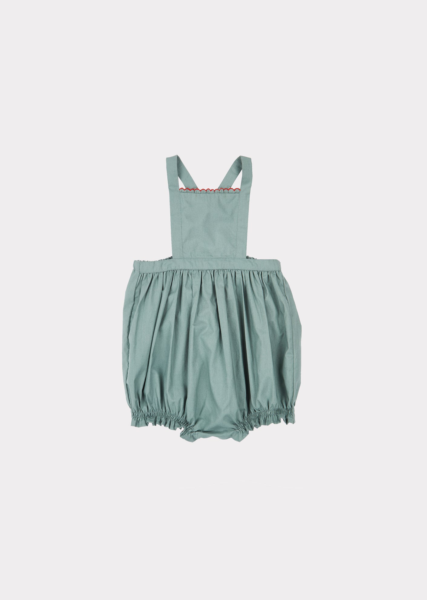 Baby Girls Cyan Cotton Shorts