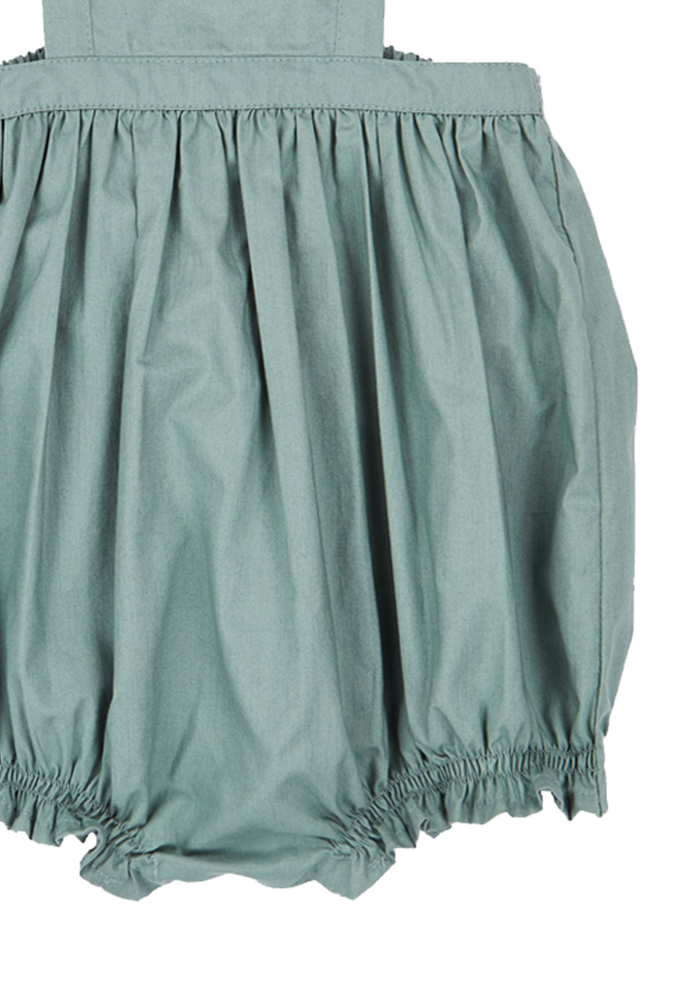 Baby Girls Cyan Cotton Shorts