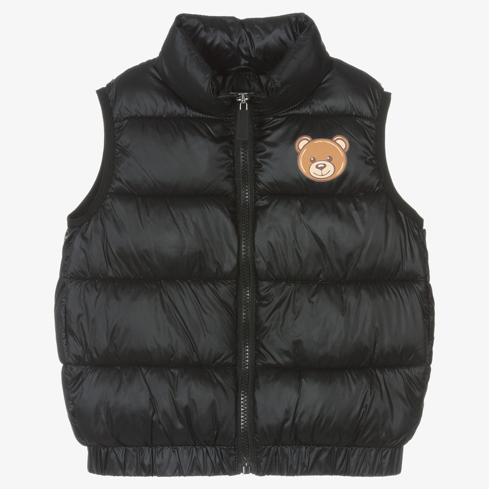 Boys & Girls Pink Logo Padded Gilet