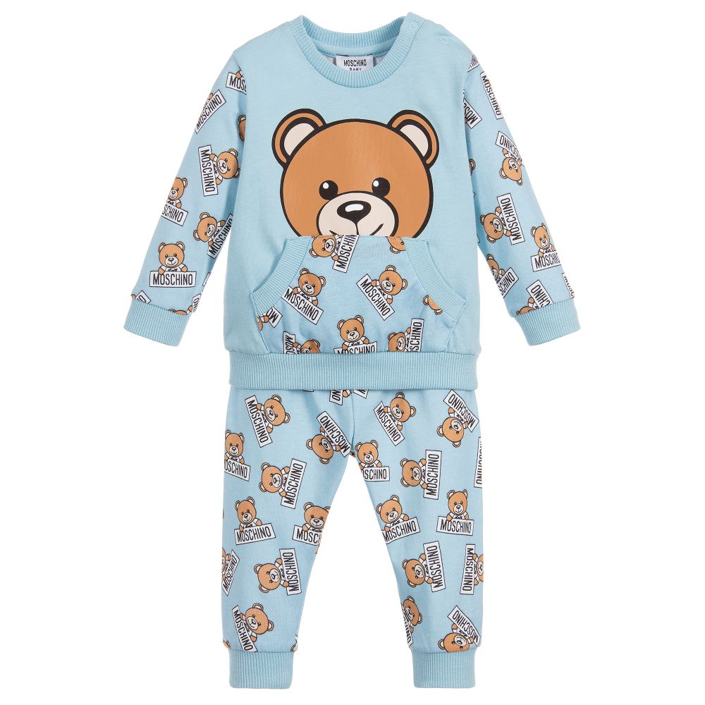 Baby Boys Light Blue Printed Sets