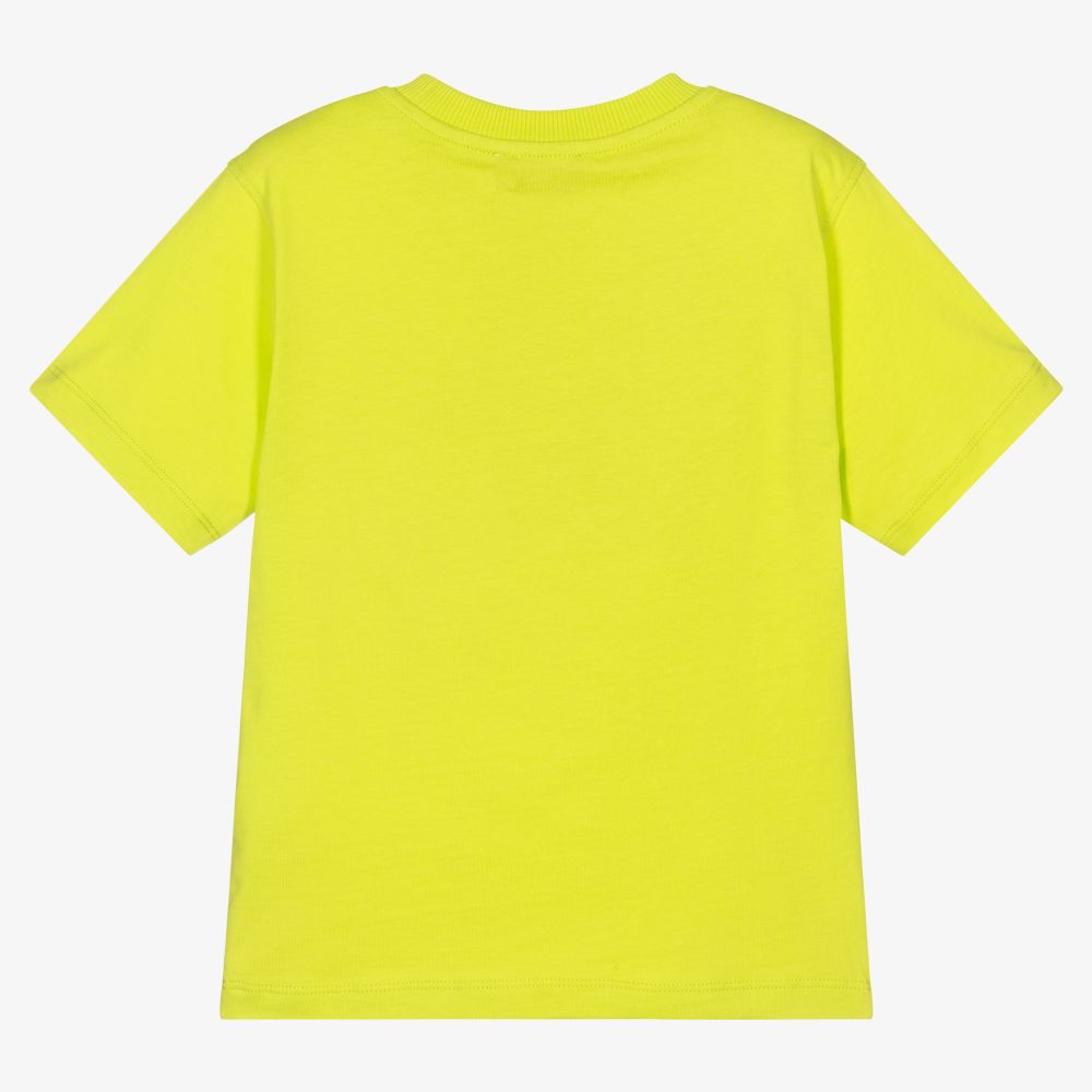 Boys & Girls Green Cotton T-Shirt