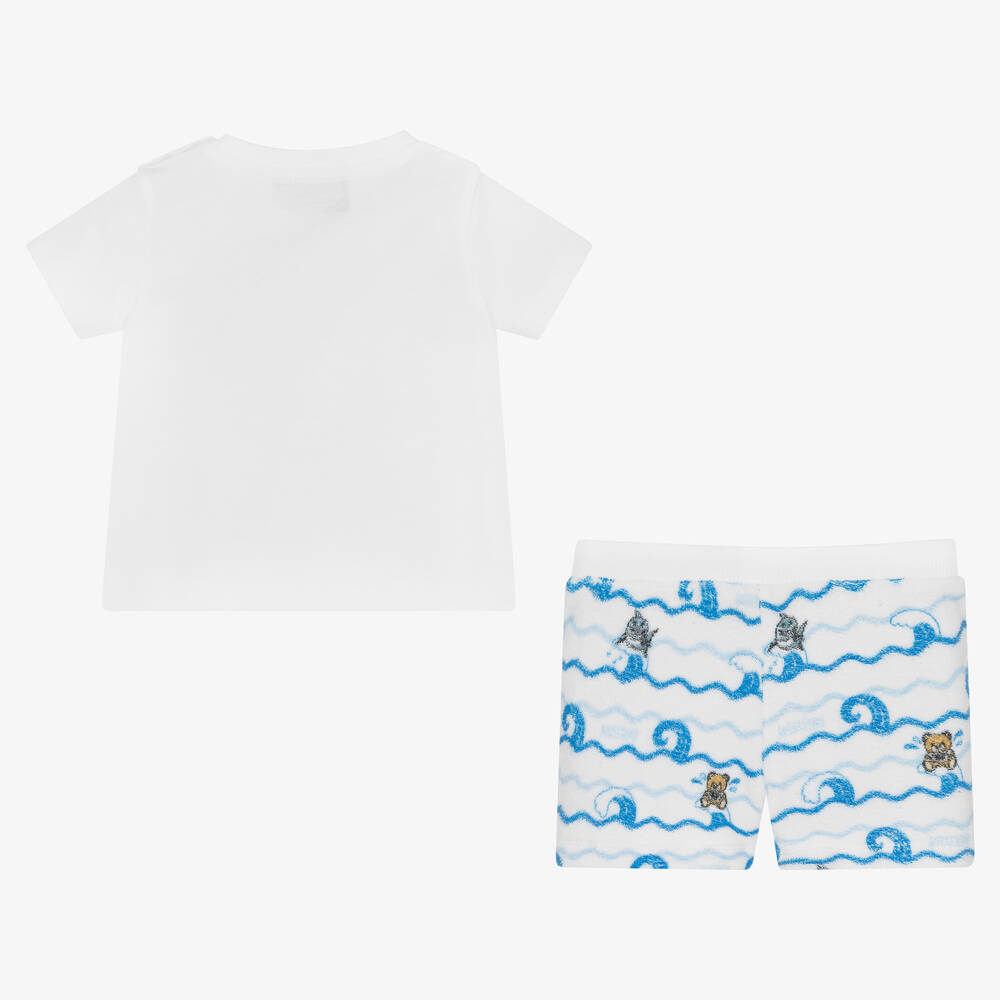Baby Boys & Girls Blue Cotton Set