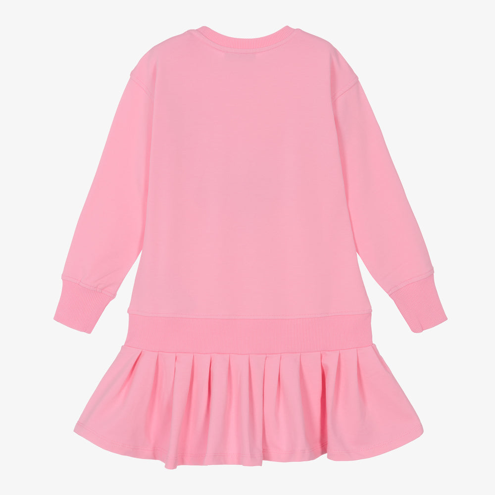 Girls Pink Logo Dress
