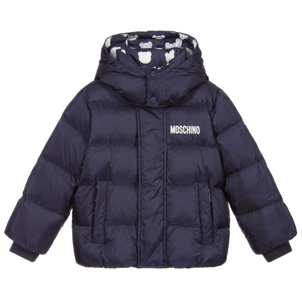 Boys Navy Blue Padded Jacket