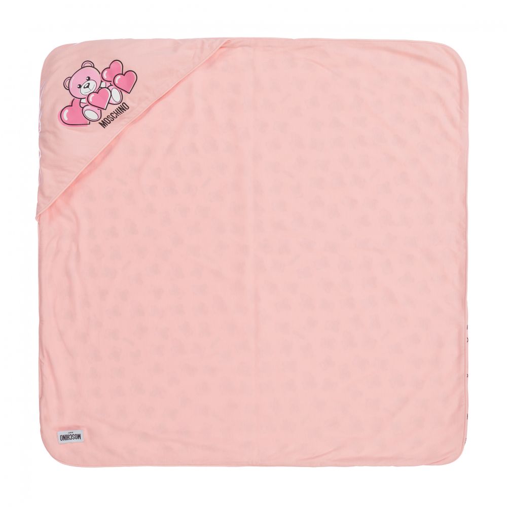 Baby Boys & Girls Pink Cotton Blanket