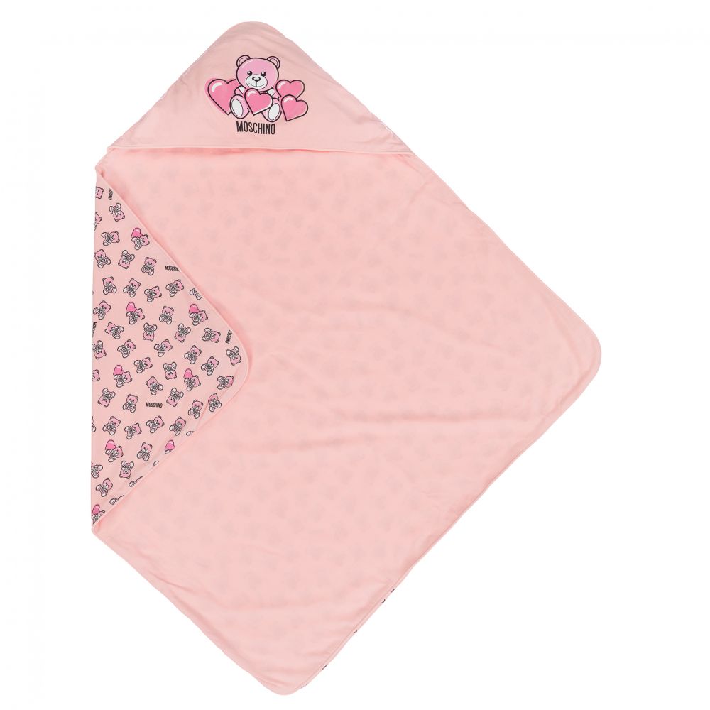Baby Boys & Girls Pink Cotton Blanket