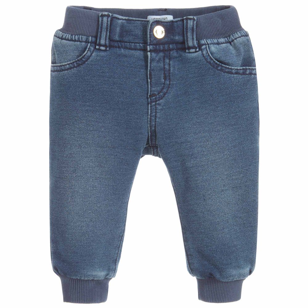 Baby Navy Blue Cotton Trousers